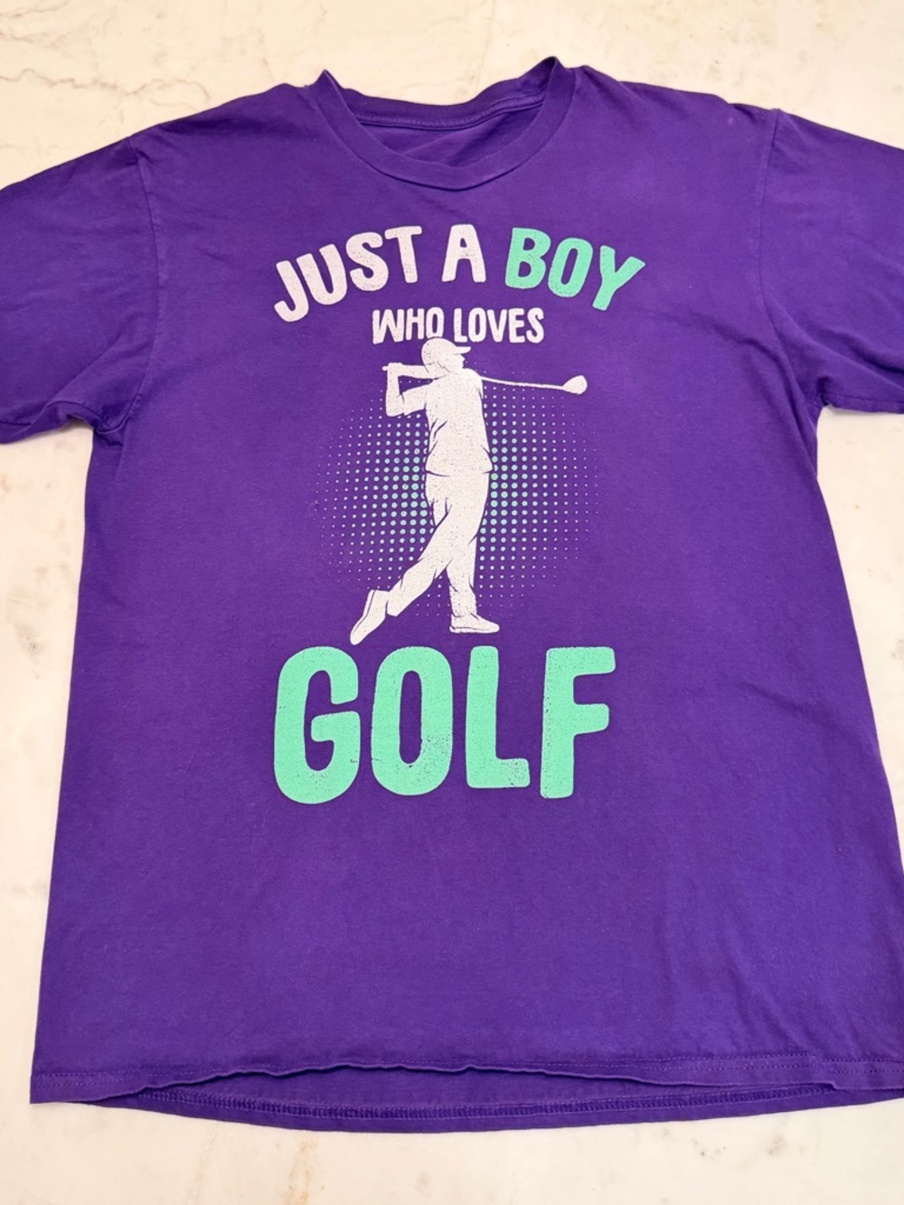 Boy Who Loves Golf TShirt Men’s Size Small or Youth XL NWOT